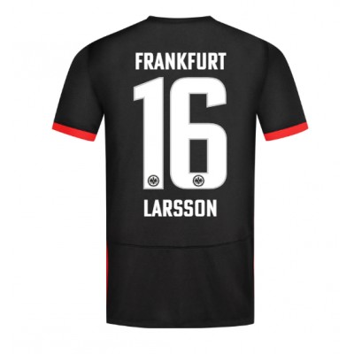 Fotbalové Dres Eintracht Frankfurt Hugo Larsson #16 Venkovní 2024-25 Krátký Rukáv Fotbalové Dres Eintracht Frankfurt Hugo Larsson #16 Venkovní 2024-25 Krátký Rukáv